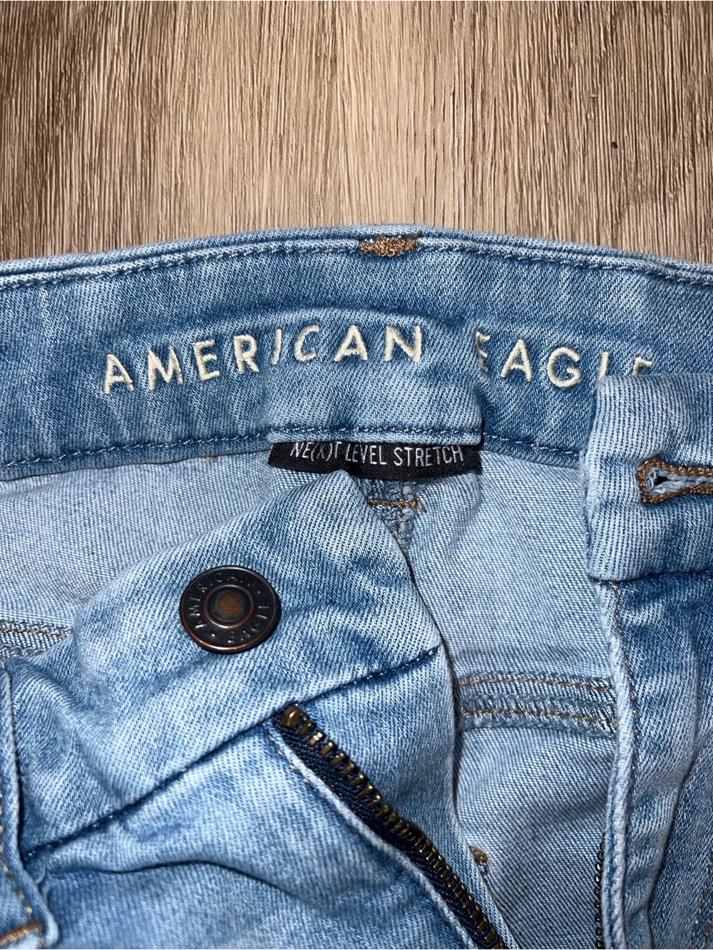 American Eagle Super Hi-Rise Curvy Jegging Jeans Next Level Stretch Size 6 - Picture 9 of 11